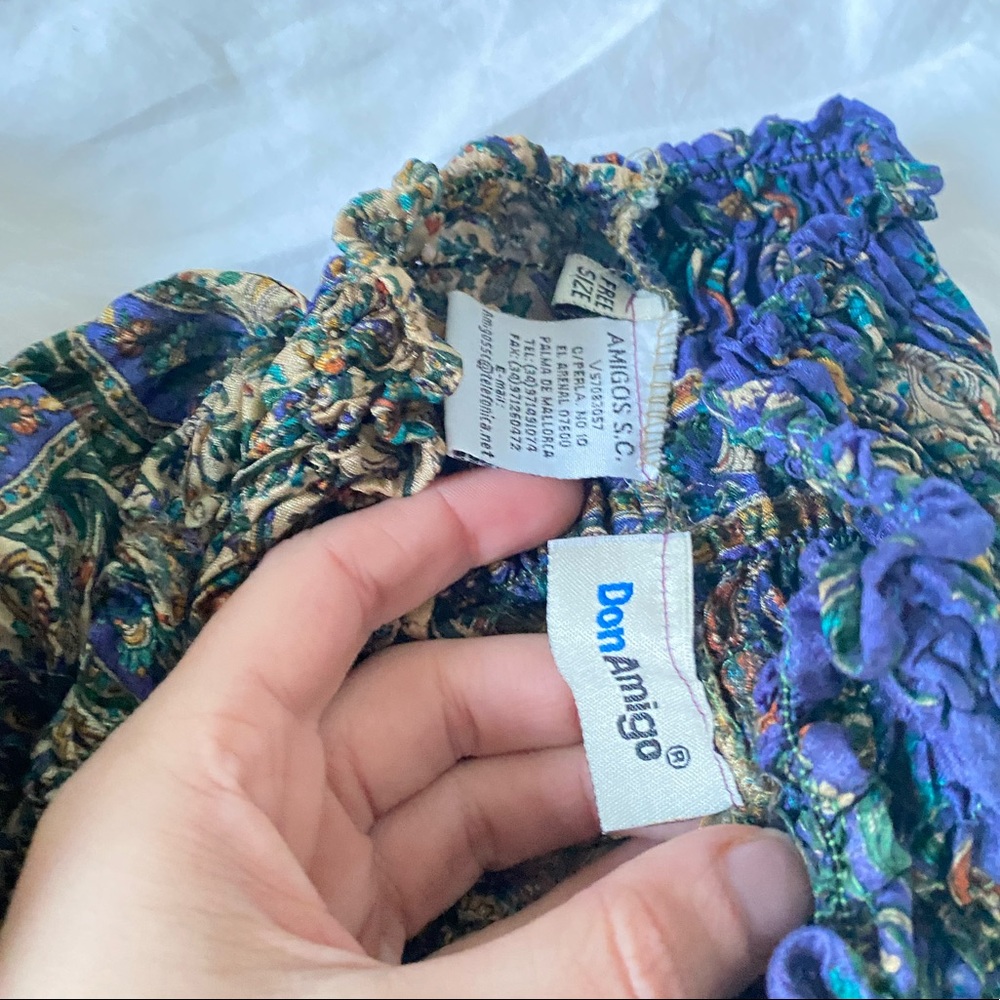 vintage paisley skirt - Picture 6 of 6